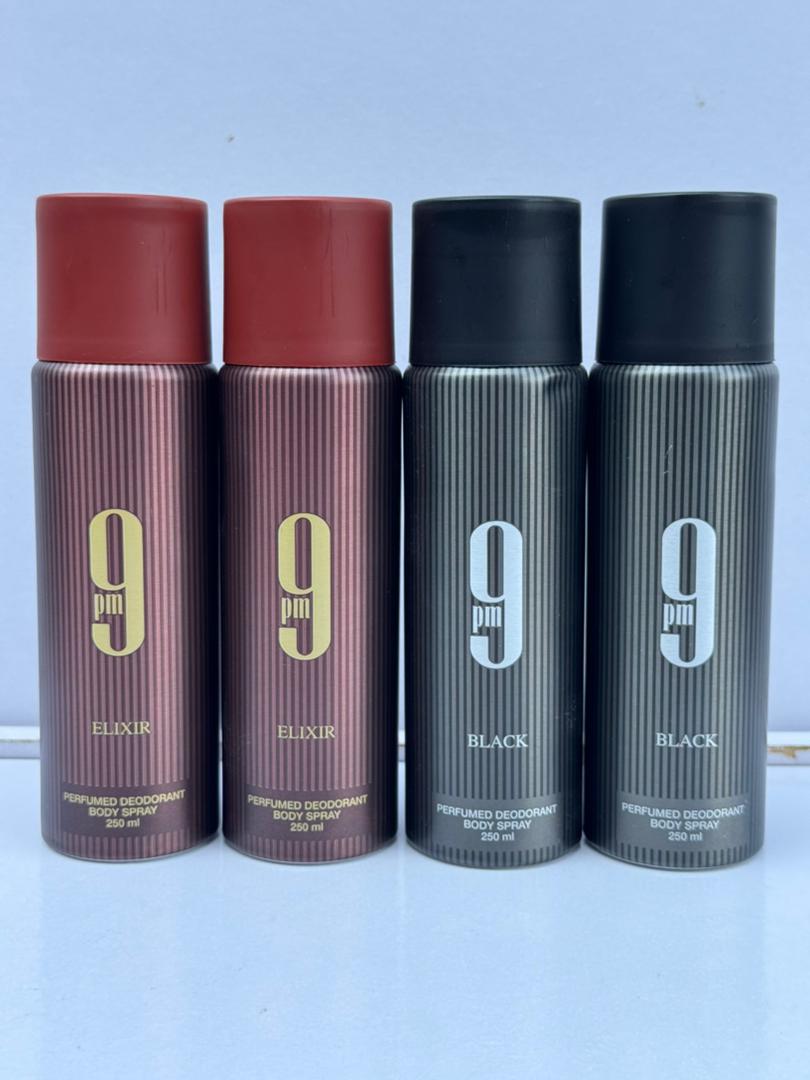 9PM Body Spray Collection 250ml