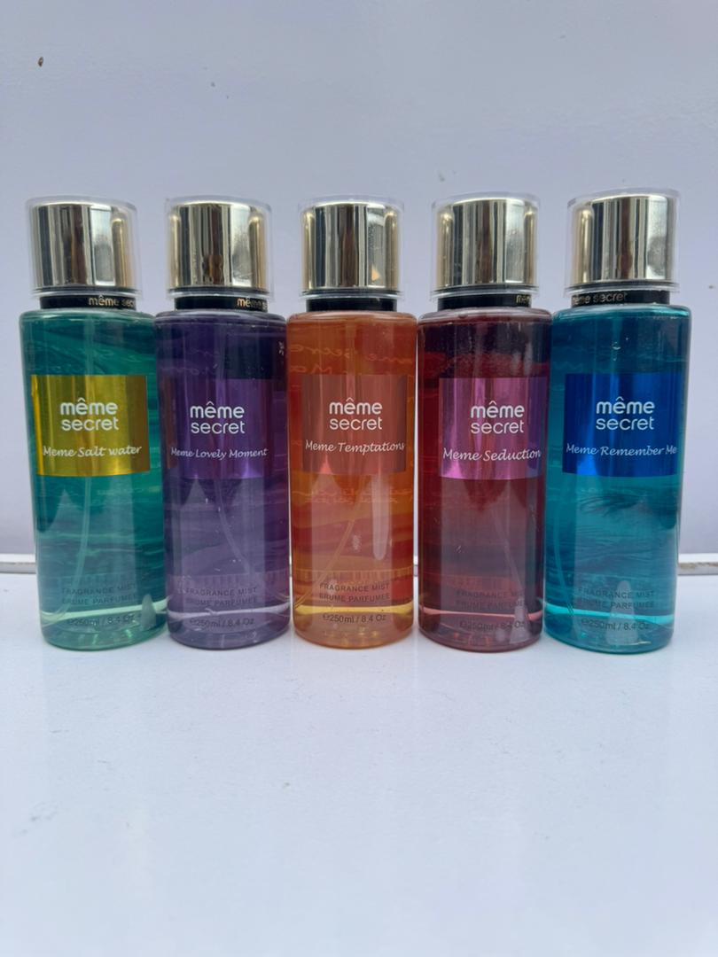 Meme Secret Body Mist Collection 250ml