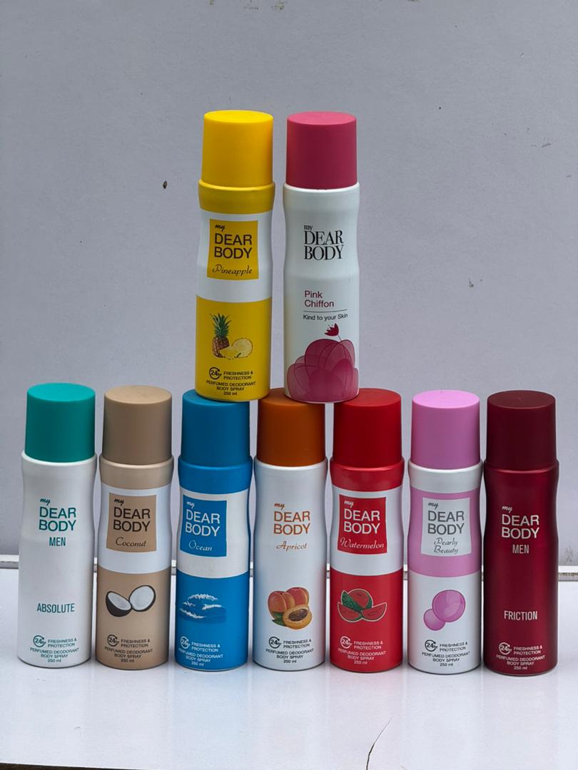 My Dear Body Fruit Body Spray Collection 250ml