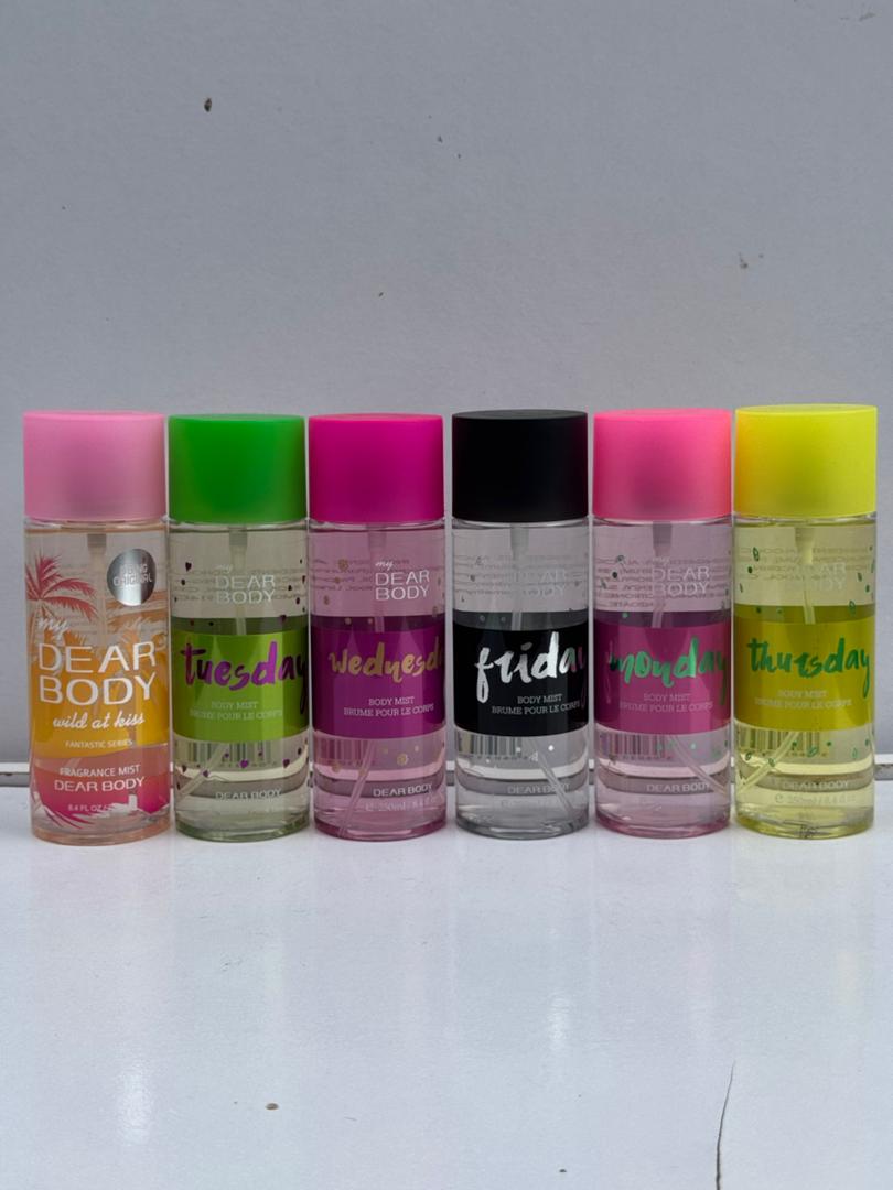 Dear Body Mist Collection 250ml