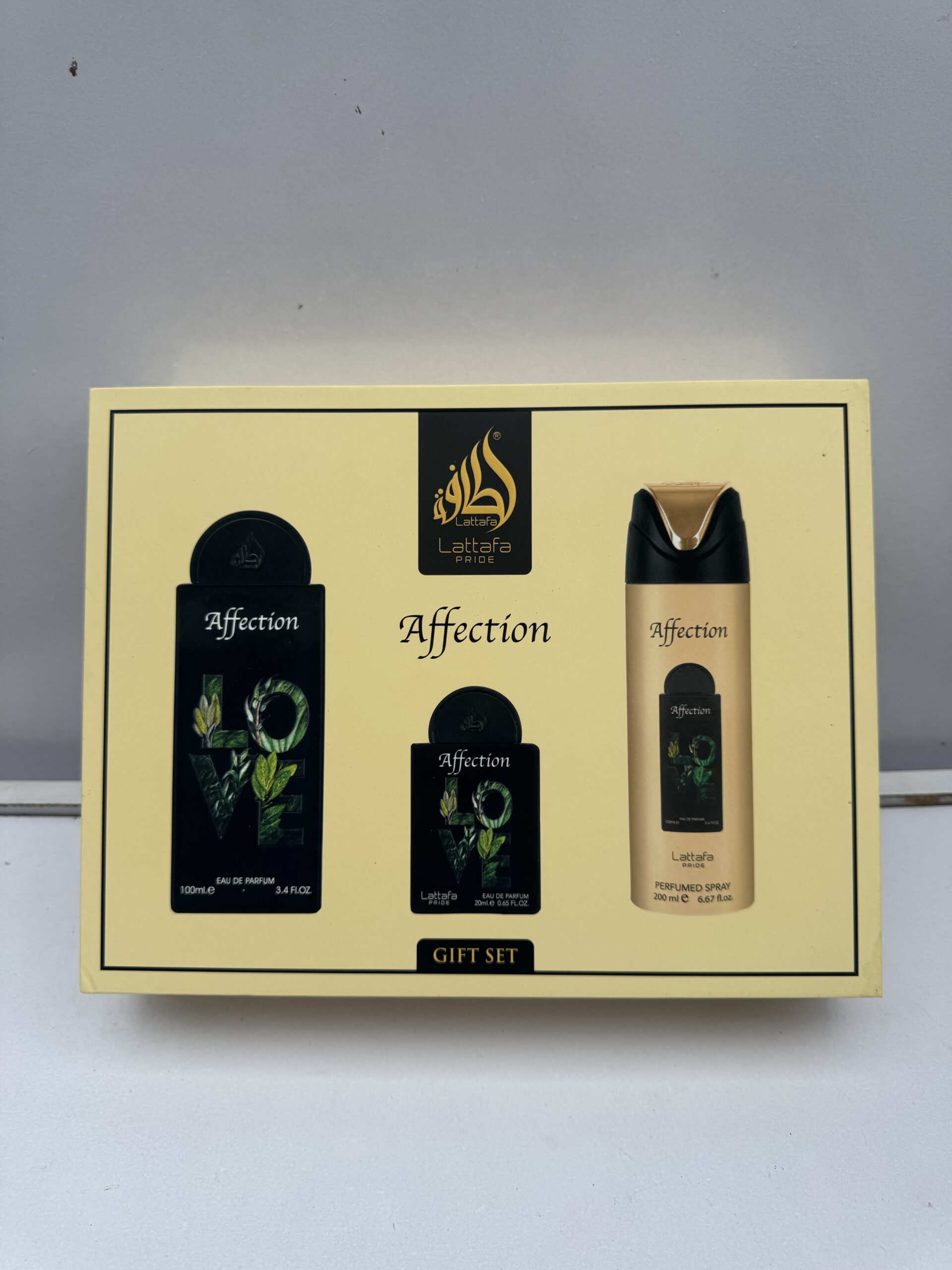 Lattafa Pride "Affection" 3-Piece Luxury Gift Set