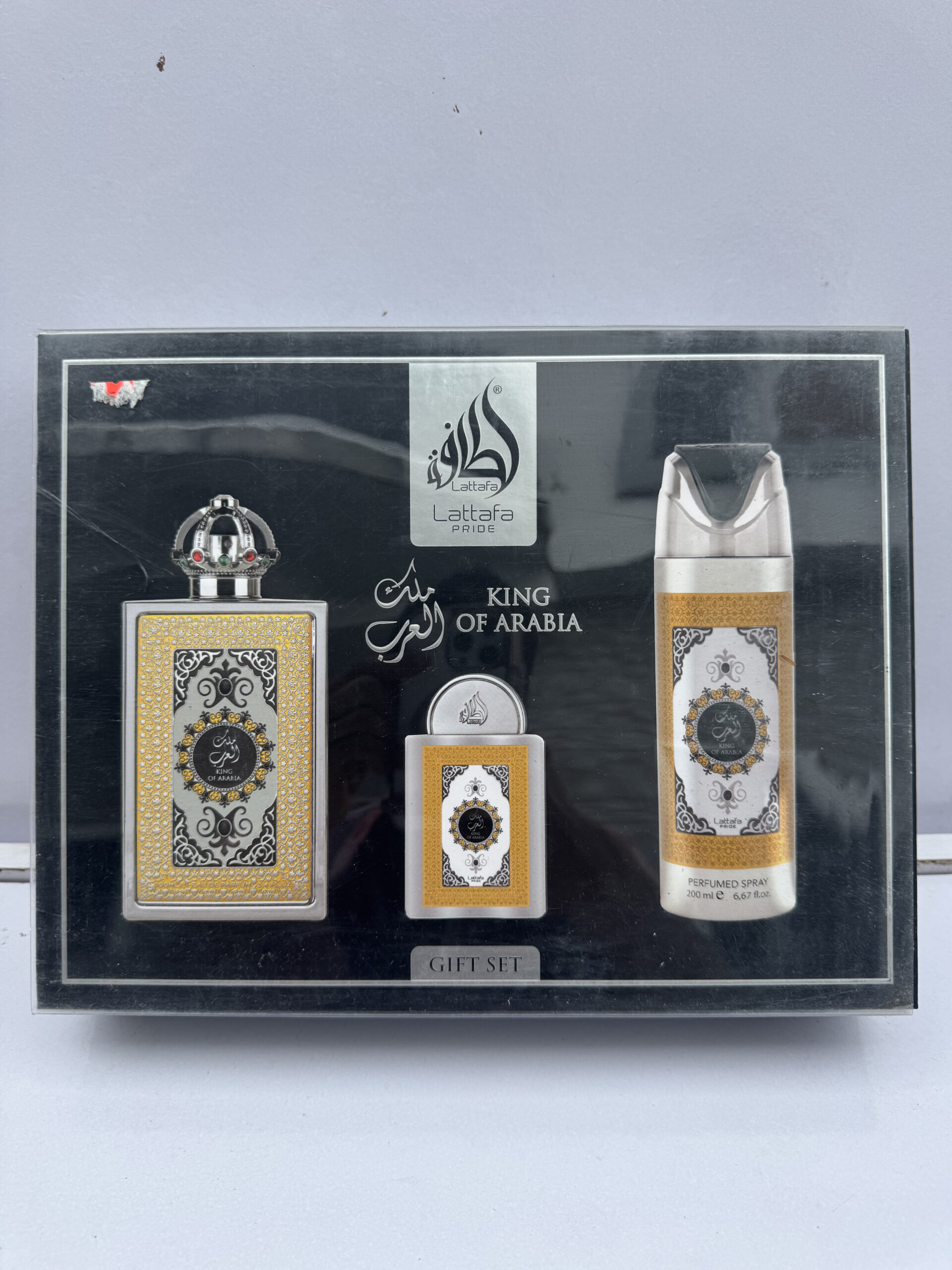 Lattafa Pride "King of Arabia" 3-Piece Luxury Gift Set