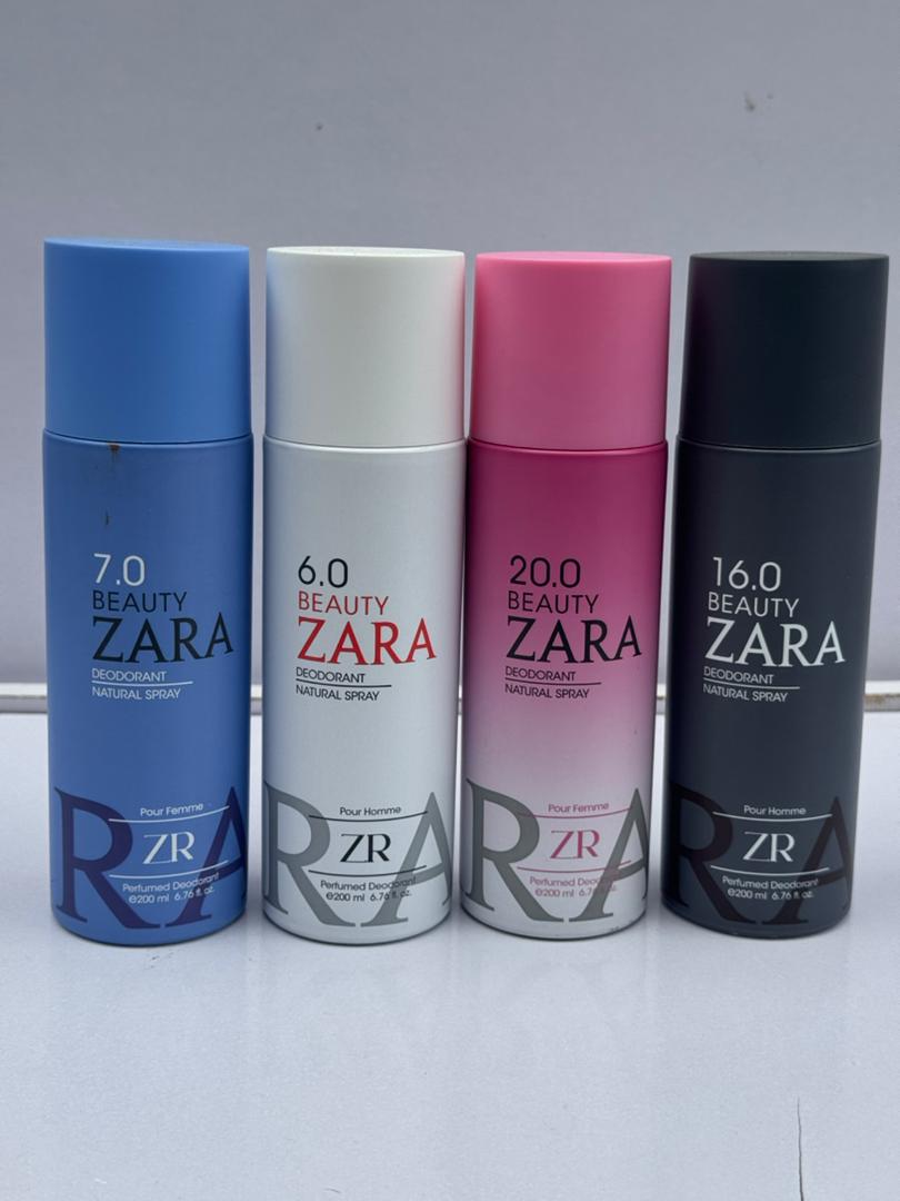 Zara Body Spray Collection 200ml