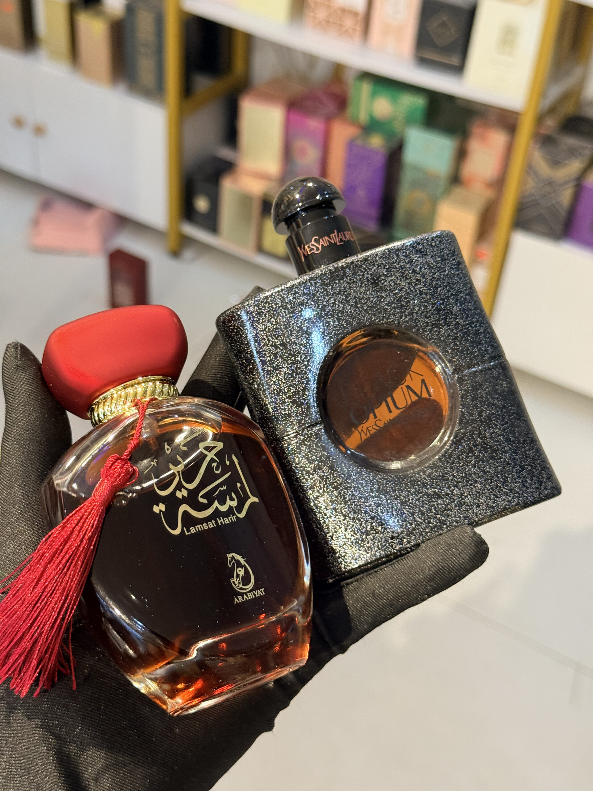 IMG_0415 Lamsat Harir x Black Opium Perfume Combo