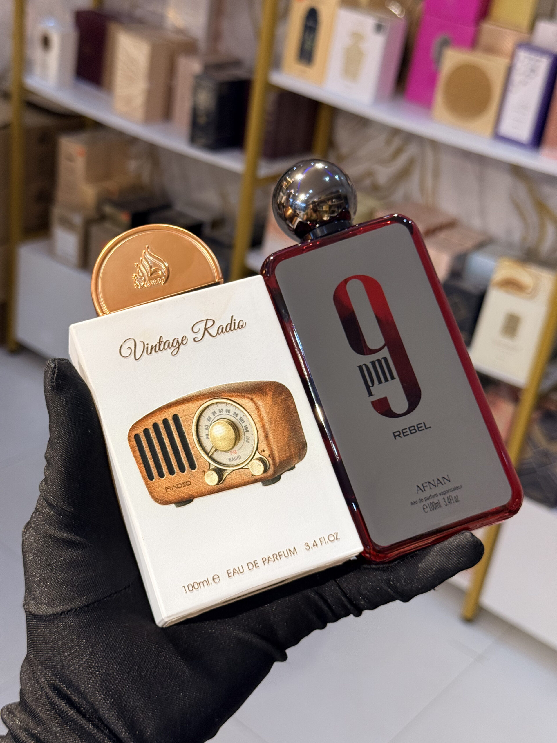 Vintage Radio x 9PM Rebel Perfume Combo