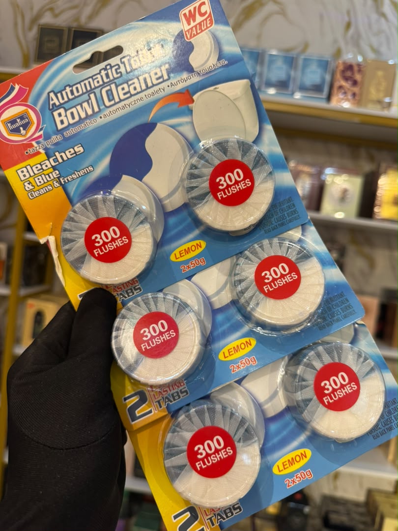 Automatic Toilet Bowl Cleaner Bleaches & Blues
