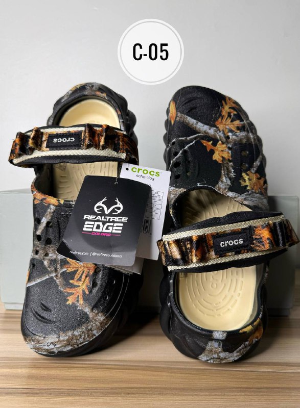Designed Black Crocs C-05