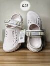 Plain White Crocs C-02