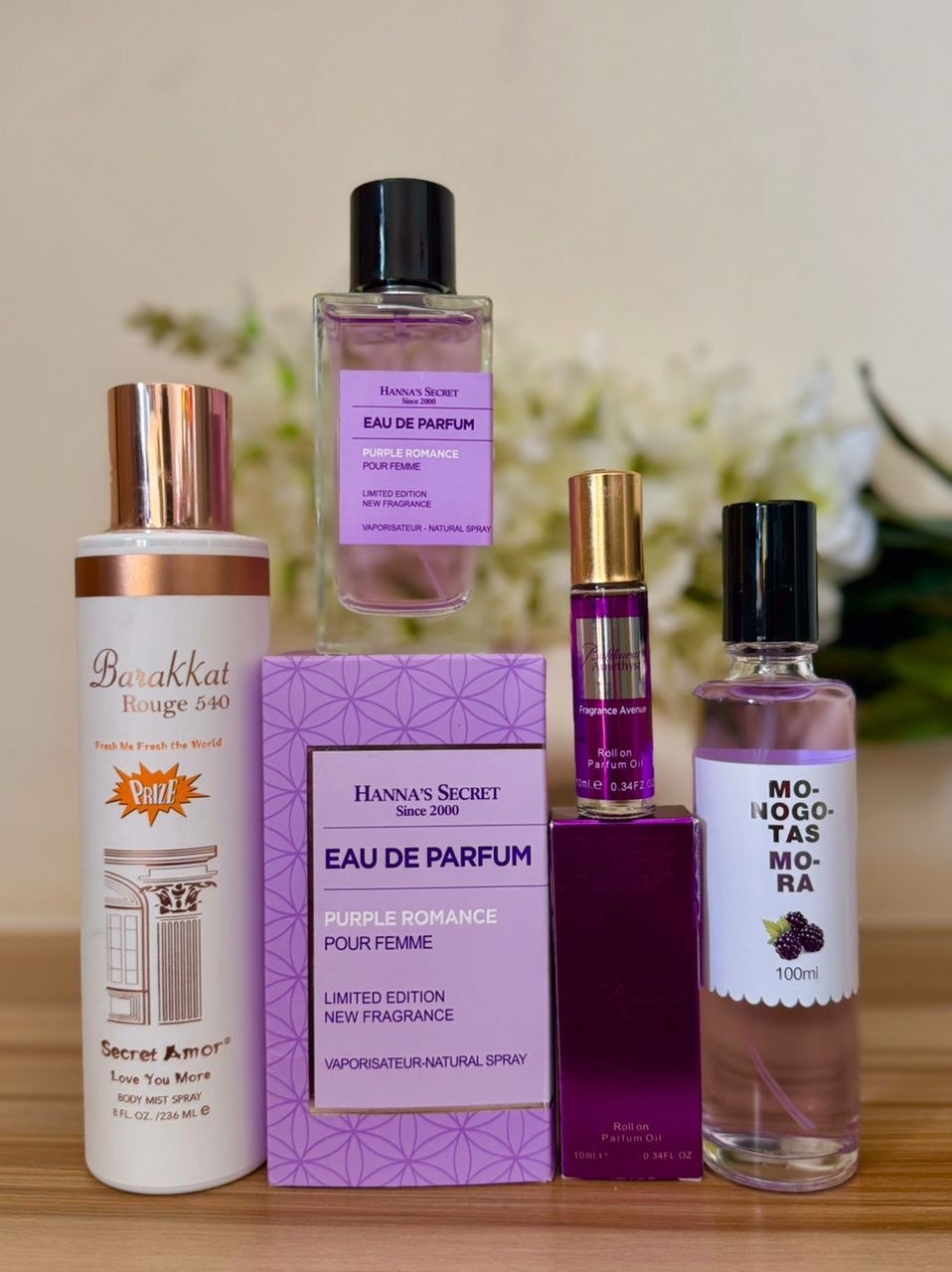 Hannah Secret x Bakkarat Oil Perfume Combo