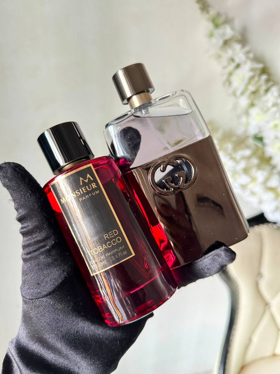 Red Tobacco x Gucci Guilty Copy Perfume Combo