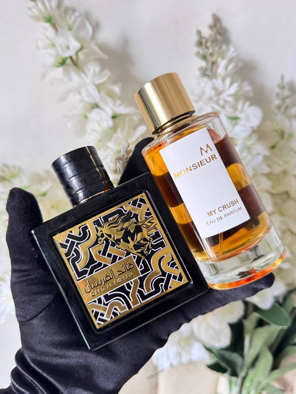 Qaed Al Fursan x Monsieur My Crush Perfume Combo