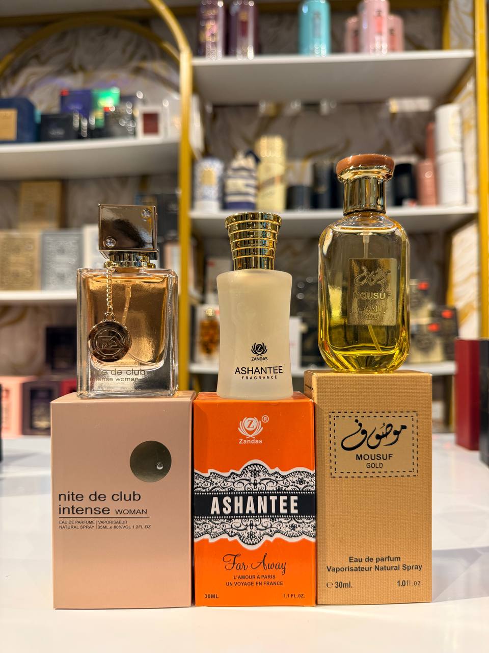 photo_5866436031236738603_y Nite De Club Intense Woman x Ashantee x Mousuf Gold Perfume Combo