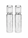 Paired Crystal Etched Perfume Bottle