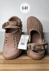 Plain Brown Crocs C-07