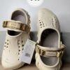 Plain White Cream Crocs C-09