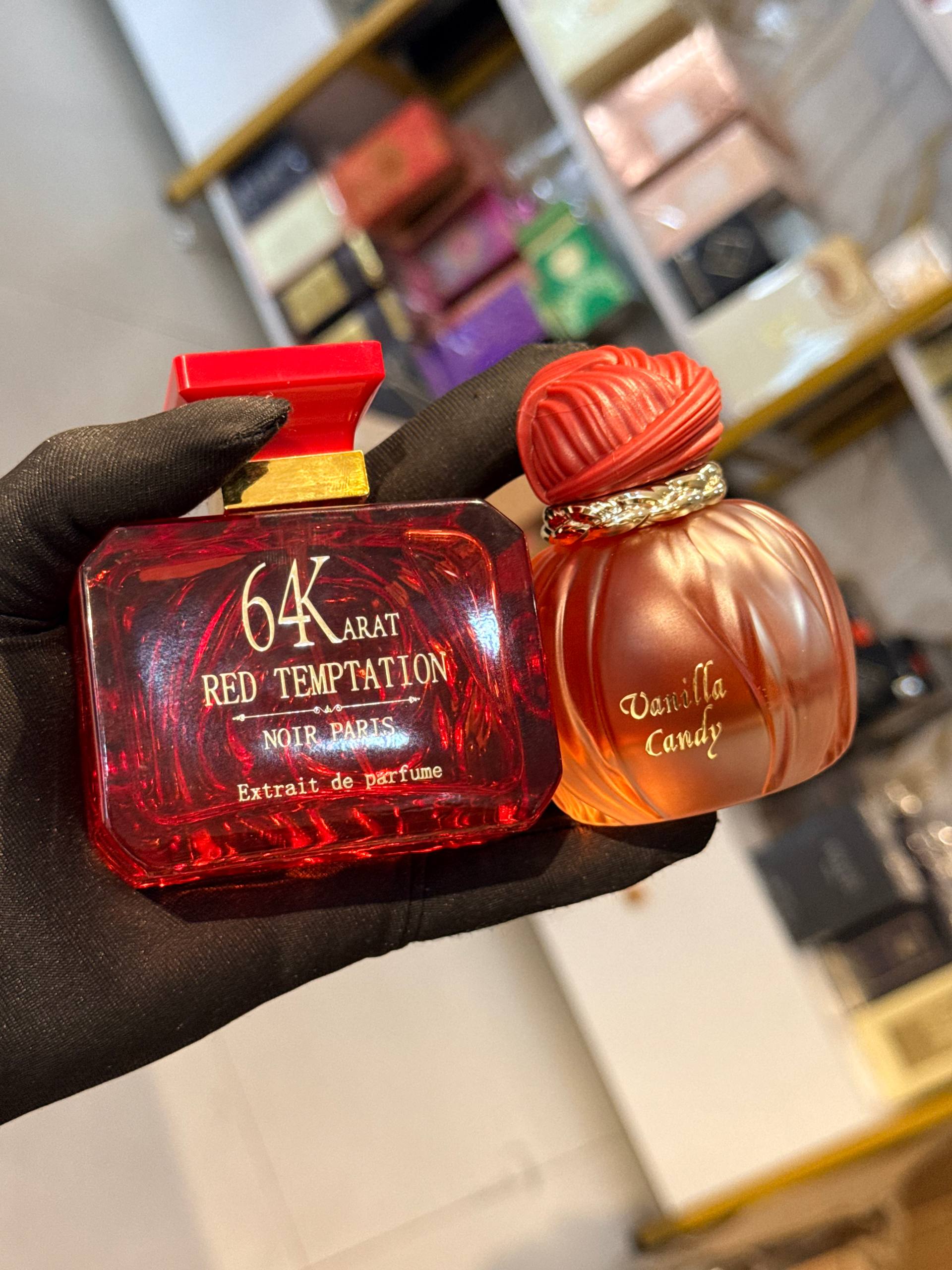 64K Arat Red Temptation x Vanilla Candy Perfume Combo
