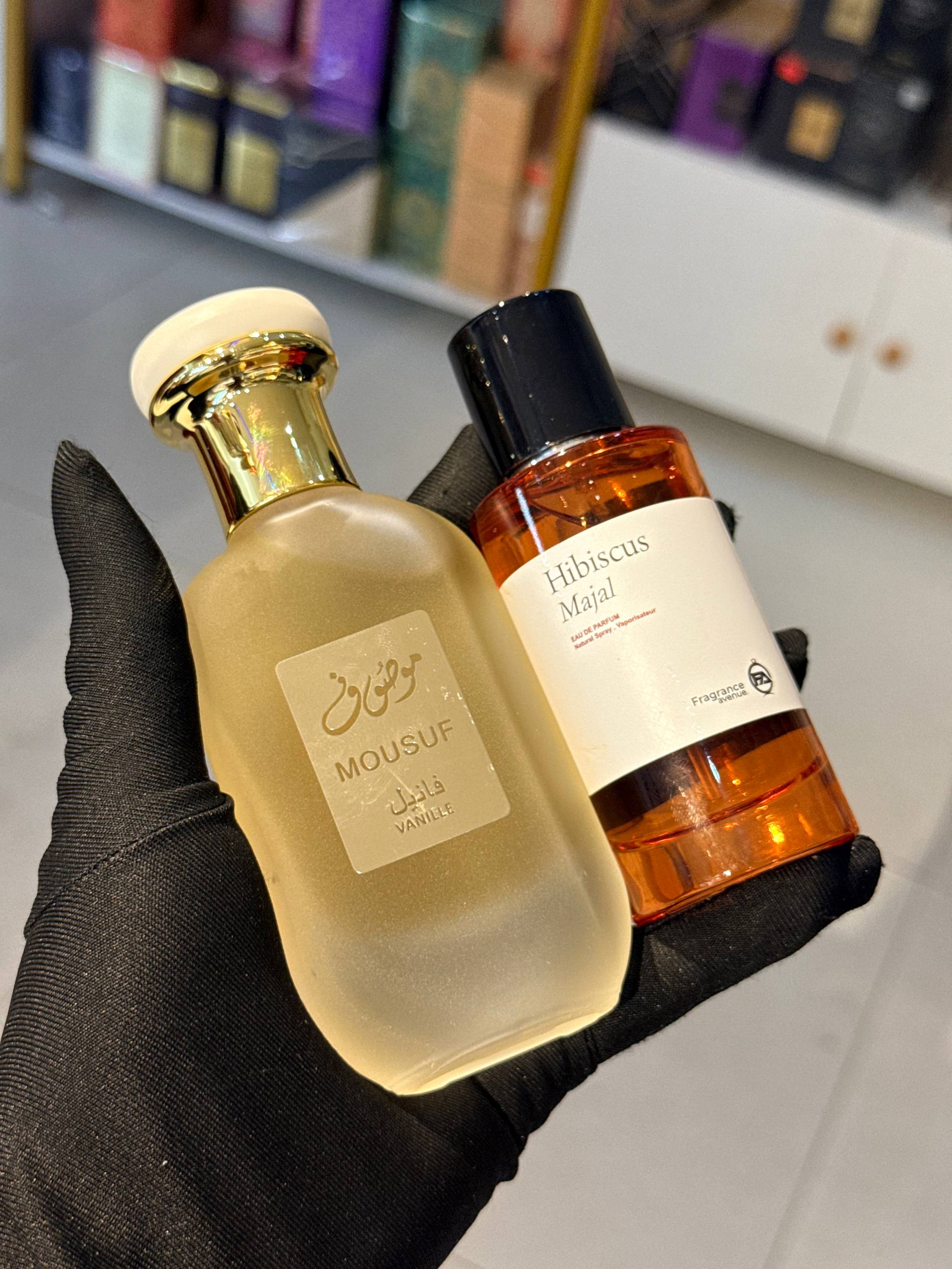 Mousuf Vanilla x Hibiscus Majal Perfume Combo