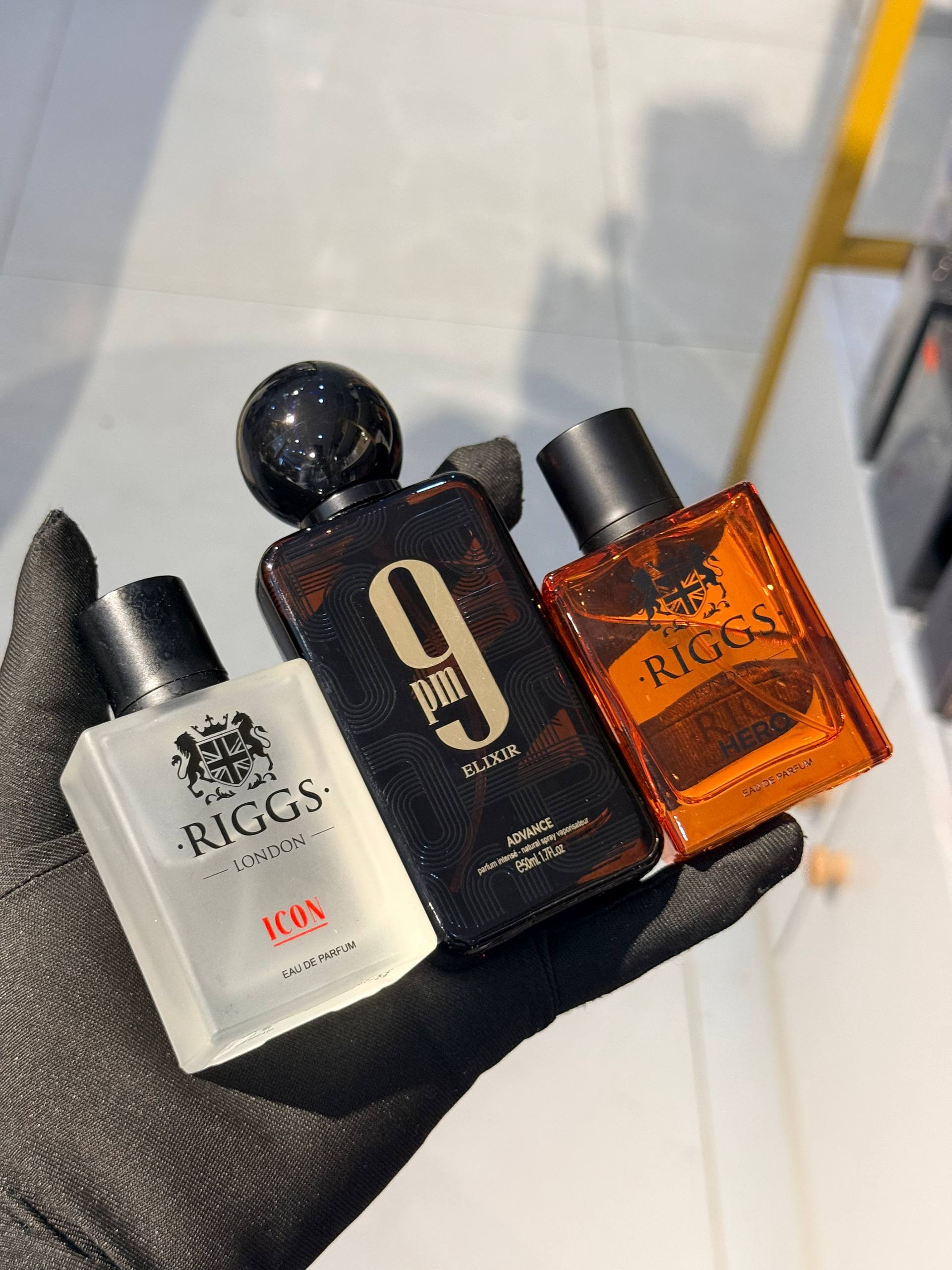 Riggs Icon x 9PM Elixir x Riggs Hero Perfume Combo